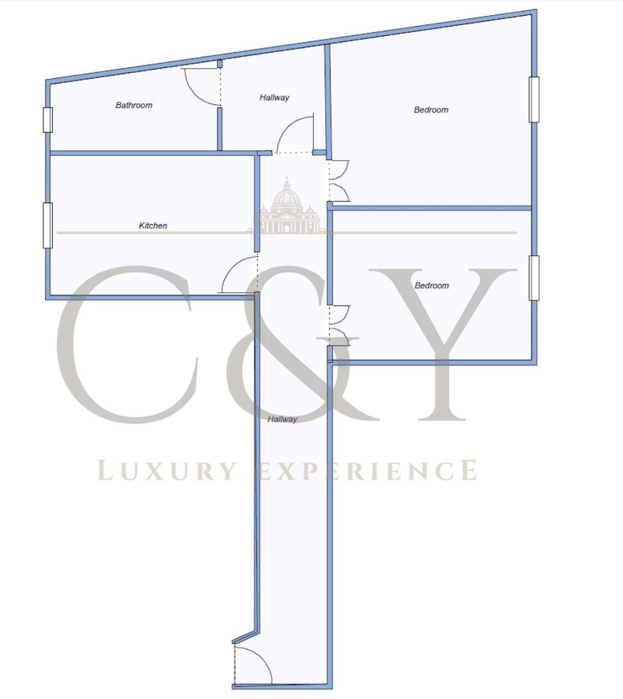 C&Y Apartments - Roma Prati - Luxury Double Studio With Kitchen Zewnętrze zdjęcie